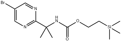 2-(Trimethylsilyl)Ethyl (2-(5-Bromopyrimidin-2-Yl)Propan-2-Yl)Carbamate|2-(三甲基硅烷基)乙基-(2-(5-溴嘧啶-2-基)丙烷-2-基)氨基甲酸酯