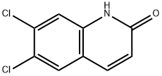 6,7-dichloro-2(1H)-Quinolinone, 136472-34-9, 结构式