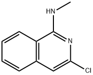 3-chloro-N-methylisoquinolin-1-amine 化学構造式