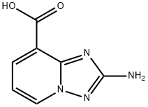 2-Amino-[1,2,4]triazolo[1,5-a]pyridine-8-carboxylic acid Struktur