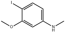 (4-Iodo-3-methoxy-phenyl)-methyl-amine Struktur