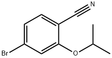 4-Bromo-2-Isopropoxybenzonitrile Struktur