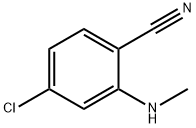 4-Chloro-2-methylamino-benzonitrile Struktur