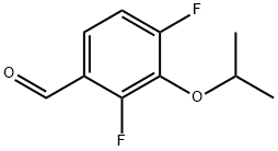 2,4-Difluoro-3-(1-methylethoxy)benzaldehyde Struktur