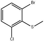 2-Bromo-6-chlorothioanisole Struktur