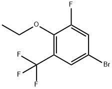 5-Bromo-2-ethoxy-1-fluoro-3-(trifluoromethyl)benzene Struktur