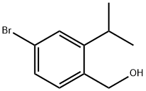 4-bromo-2-(1-methylethyl)benzenemethanol Struktur