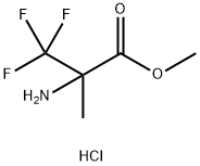 Methyl 2-amino-3,3,3-trifluoro-2-methyl-propionate hydrochloride Structure