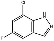 7-Chloro-5-fluoro-1H-indazole Structure