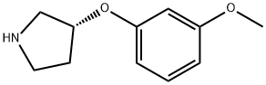 (R)-3-(3-methoxyphenoxy)pyrrolidine,1373232-28-0,结构式