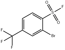 2-Bromo-4-(trifluoromethyl)benzenesulfonyl fluoride Struktur