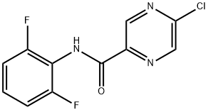 5-Chloro-N-(2,6-difluorophenyl)pyrazine-2-carboxamide Structure
