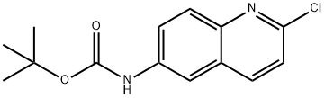 tert-butyl (2-chloroquinolin-6-yl)carbamate Structure