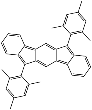 6,12-Bis(2,4,6-trimethylphenyl)indeno[1,2-b]fluorene 97% (HPLC) Structure