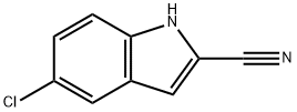 5-Chloro-1H-indole-2-carbonitrile,1374452-17-1,结构式