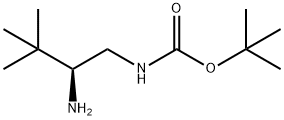 (S)-(2-Amino-3,3-dimethyl-butyl)-carbamic acid tert-butyl ester Structure