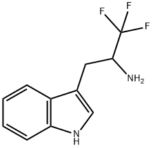 1,1,1-三氟-3-(1H-吲哚-3-基)丙烷-2-胺, 137496-38-9, 结构式
