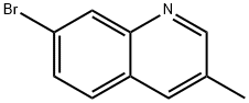 7-ブロモ-3-メチルキノリン 化学構造式