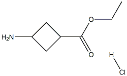 Ethyl 3-aminocyclobutanecarboxylate HCl 结构式
