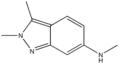2H-Indazol-6-amine, N,2,3-trimethyl- Struktur