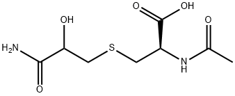 N-Acetyl-S-(2-hydroxy-3-propionamide)-L-cysteine Structure