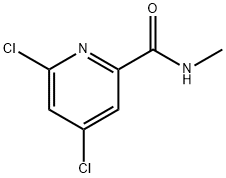4,6-Dichloro-N-methyl-2-pyridinecarboxamide Structure