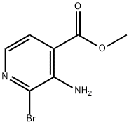 methyl 3-amino-2-bromoisonicotinate Struktur