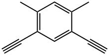 1,5-ジエチニル-2,4-ジメチルベンゼン 化学構造式