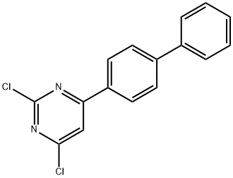 4-(biphenyl-4-yl)-2,6-dichloropyrimidine Structure