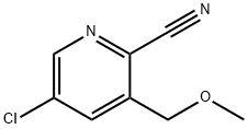 5-chloro-3-(methoxymethyl)-2-Pyridinecarbonitrile Structure