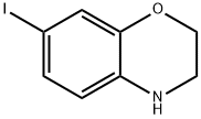 7-Iodo-3,4-dihydro-2H-benzo[1,4]oxazine Struktur