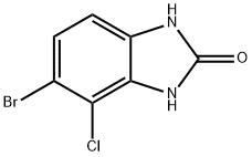 5-溴-4-氯-1H-苯并[D]咪唑-2(3H)-酮,1388050-02-9,结构式
