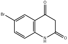 6-Bromo-1H-quinoline-2,4-dione Struktur