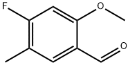 4-Fluoro-2-methoxy-5-methyl-benzaldehyde 结构式