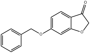 6-苄氧基-2,3-二氢苯并呋喃-3-酮 结构式