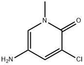 5-氨基-3-氯-1-甲基吡啶-2(1H)-酮, 1394040-94-8, 结构式