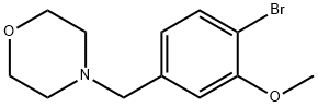 4-(4-Bromo-3-methoxybenzyl)morpholine Struktur