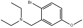 2-Bromo-5-methoxy-N,N-diethylbenzylamine Struktur