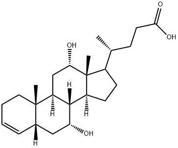 (4R)-4-((5R,7R,8R,9S,10S,12S,13R,14S)-7,12-dihydroxy-10,13-dimethyl-2,5,6,7,8,9,10,11,12,13,14,15,16,17-tetradecahydro-1H-cyclopenta[a]phenanthren-17-yl)pentanoic acid Structure