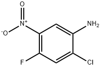 2-氯-4-氟-5-硝基苯胺 结构式