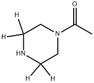 N-Acetylpiperazine-d4 化学構造式