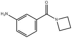 (3-氨基苯基)(氮杂环丁烷-1-基)甲酮, 1401253-65-3, 结构式