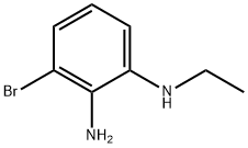 3-bromo-N1-ethylbenzene-1,2-diamine Structure