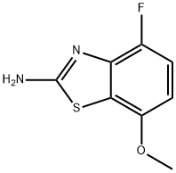 4-fluoro-7-methoxybenzo[d]thiazol-2-amine Structure