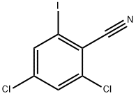 2,4-dichloro-6-iodoBenzonitrile Struktur