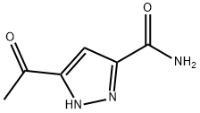 5-acetyl-1H-Pyrazole-3-carboxamide Struktur
