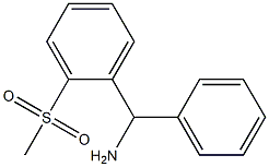 (2-(Methylsulfonyl)phenyl)(phenyl)methanamine Struktur