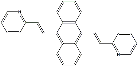 9,10-bis((E)-2-(pyridin-2-yl)vinyl)anthracene Structure