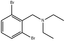 (2,6-Bromobenzyl)-diethylamine Structure