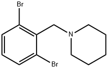1-(2,6-二溴苄基)哌啶,1414870-72-6,结构式